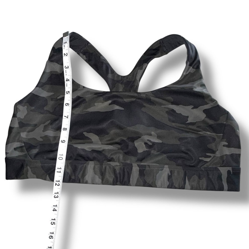 ATHLETA Ultimate Printed Bra D & DD+ | Plus 1X | Olive Camo - Picture 10 of 10